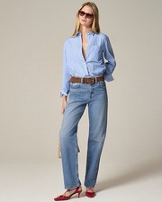 J.Crew Size 2 Garçon Shirt in Striped Cotton...