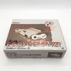 Nintendo New Famicom Console AV HVC-101 Box Bundle Games Japan NES Tested