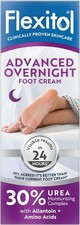 Flexitol Rapid Revive Overnight Foot Cream - 30 Percent Urea for Extremely Dry,