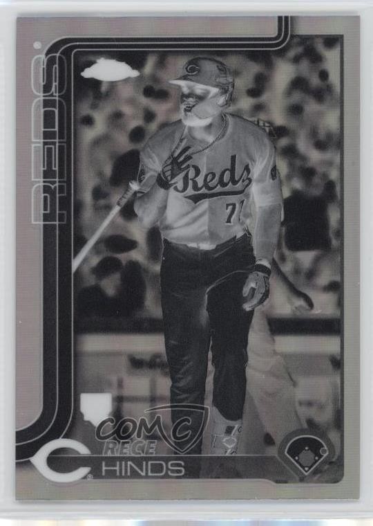 2025 Topps Chrome Negative Refractor Rece Hinds #253 7k8