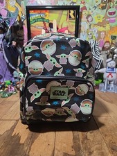 Fast Forward Star Wars The Mandalorian MINI Backpack Black Grogu Baby Yoda