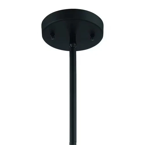 Crystorama Odelle 4-Light 14" Ceiling Light in Matte Black And Antique Gold - Picture 4 of 5