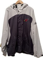 Reebok Arizona Cardinals NFL Jacket Gray Red Black Men's XL