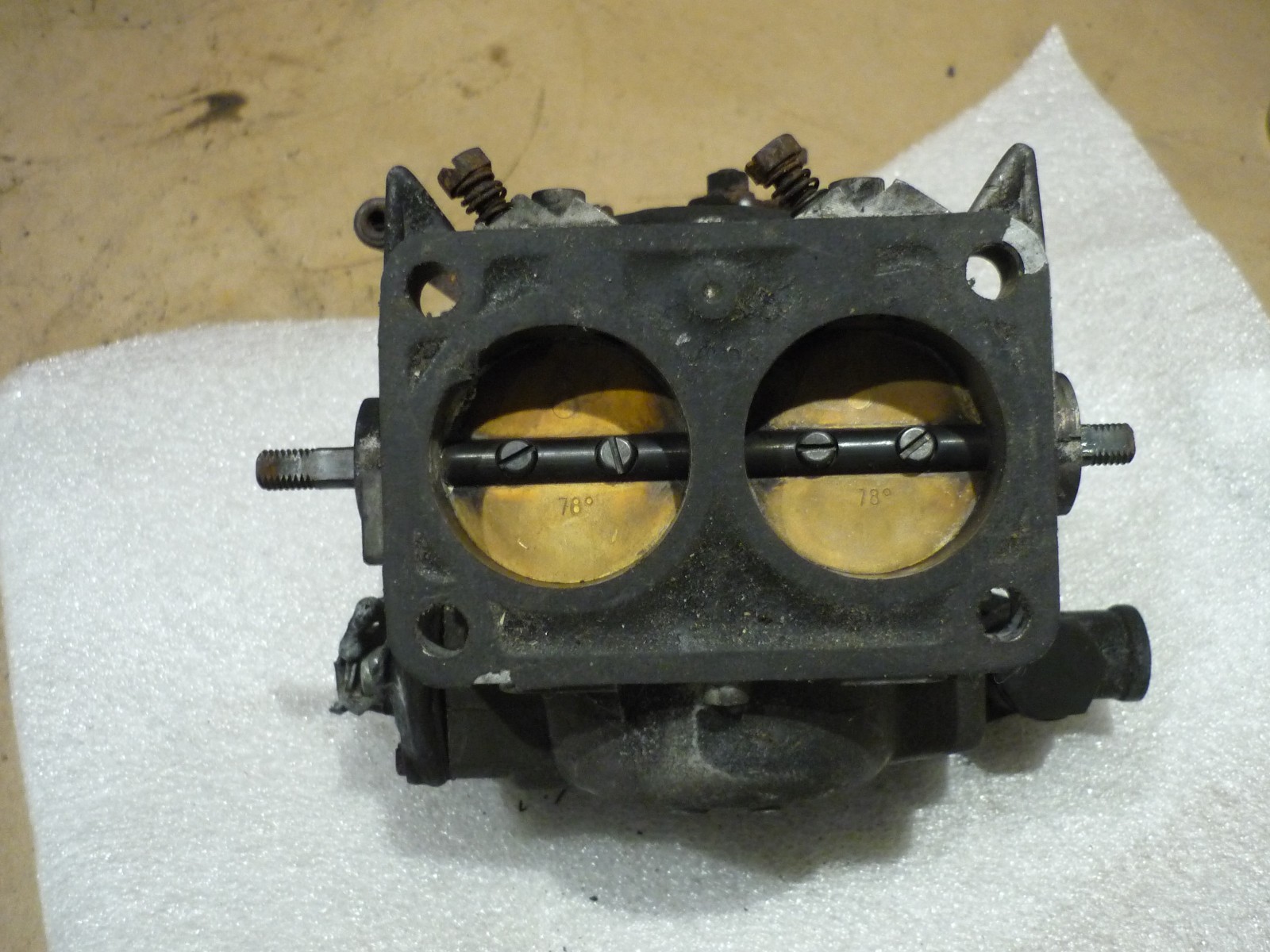 Ferrari 308 - LH Front Carburetor Weber 40 DCNF 72 (Damage)- P/N 111728