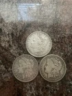 LOT OF 3 US 90% Morgan Silver Dollars 82s, 96o, 96s