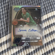Topps 2024-25 Bowman Chrome Sonia Citron Prospect Autograph Refractor #64 Notre…