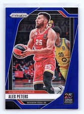 Alec Peters 2024-25 Panini Prizm EuroLeague #164 Blue Prizms #/199
