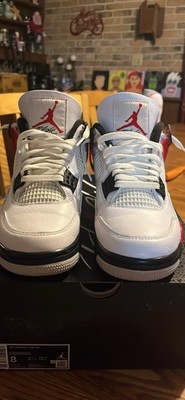 Air Jordan 4 Retro 'red Cement' White Fire Red Black Dh6927 161