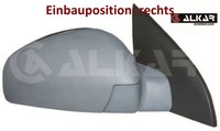 Alkar 6126444 AußEnspiegel Rechts Spiegel AußEn FüR Opel