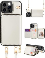 HandyhüLle Flip Cover Beige Pu-Leder Mit Rfid-Blockierung FüR Iphone 16 Pro Max