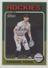 2024 Topps Heritage High Number Chrome 327/699 Ezequiel Tovar #328 1nq3