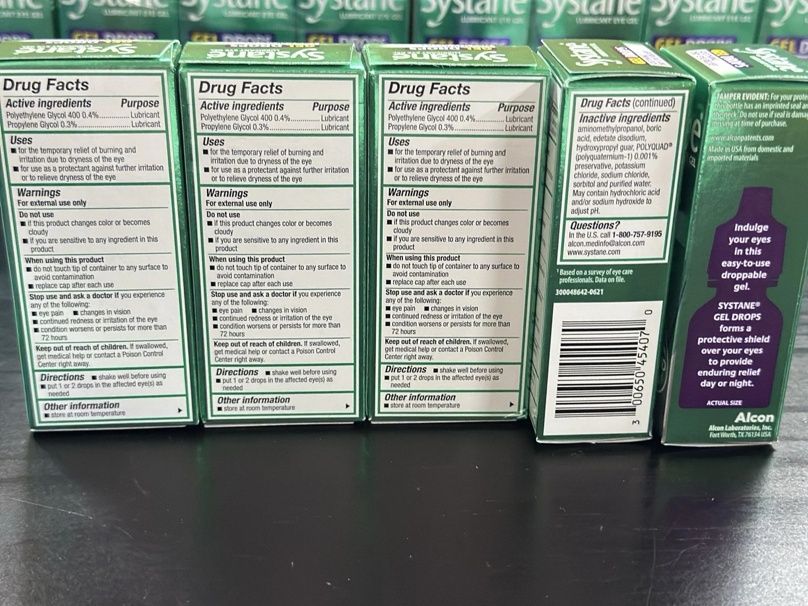Exp May 2027 (+5) Systane Liquid GEL Lubricant Eye Drops 10x5=50 ml