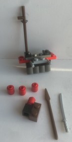 LEGO 6045 Castle: Ninja Surprise INCOMPLETE Piece Brick Lot + Figure LOOK!