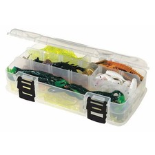 Plano Adjustable Compartment Box with 9 to 23 compartments, Plastic, 2.38" H x