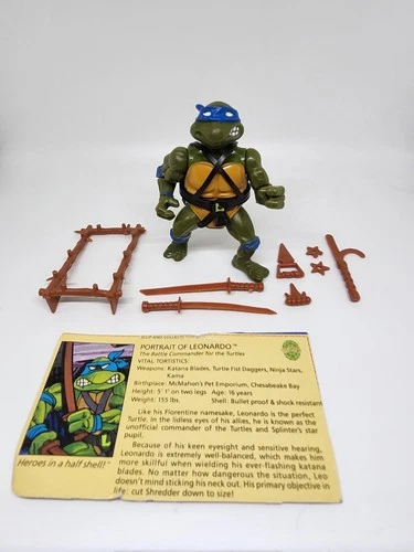 Vintage 1988 Teenage Mutant Ninja Turtles Leonardo **COMPLETE**