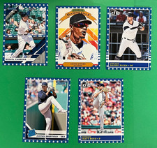 LOT OF (5) 2019 DONRUSS BASEBALL INDEPENDENCE DAY VARIATION CARDS CABRERA, JONES