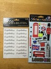 Craft Supplies Lot Stickers Labels Notes Template Holiday Cardmaking — photo 9