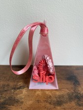 New Slip Pure Mulberry Silk 3 Skinny Hair Scrunchies Set Coral Pink Ornament