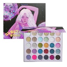 ELECTRIC DISCO Glitter Eyeshadow Palette 30 Color Pressed Glitter Makeup Pa...
