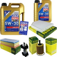 Mann Inspektionspaket 6L Liqui Moly Longlife 5W-30 FüR Audi Q5 2.0 TDI Quattro