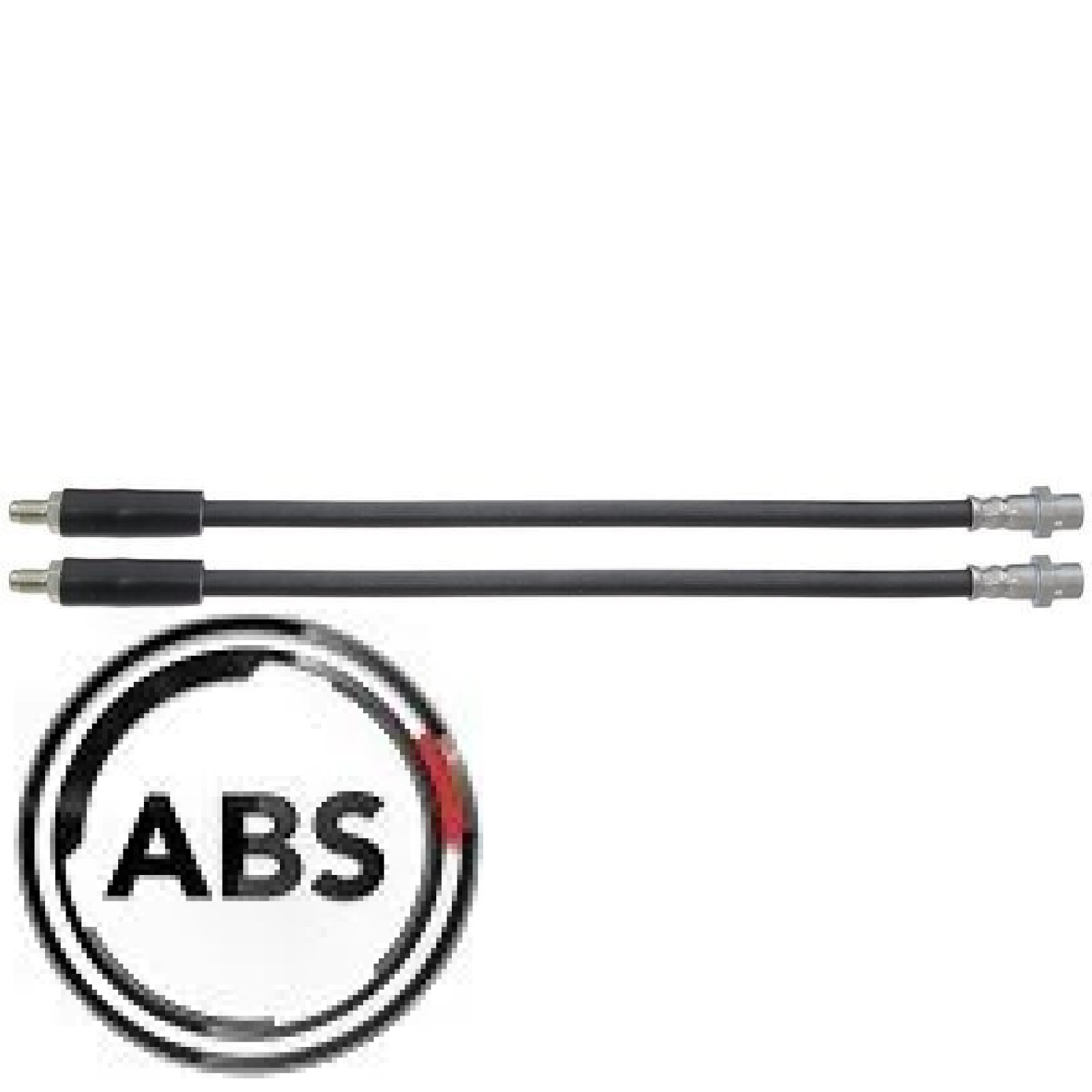 Bremsschlauch 384 mm OUT M10x1.0 INN M10x1.0 A.B.S. für BMW 7er - Bild 3