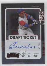 2021 Contenders Prospect Red Draft Ticket 26/75 Yoelqui Cespedes Auto 00u1