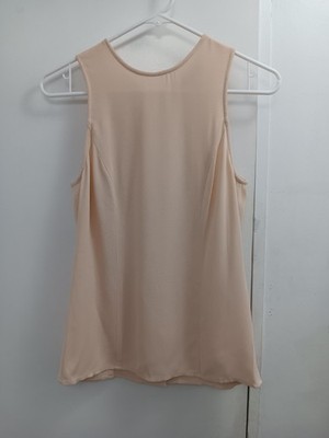 Women's Vintage Giorgio Armani Le Collezioni Peach Tank-Top Size Medium 