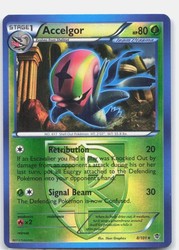 Accelgor 8/101 Plasma Blast Reverse Holo Rare