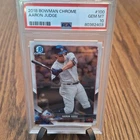 2018 Bowman Chrome #100 Aaron Judge PSA10 Gem MT