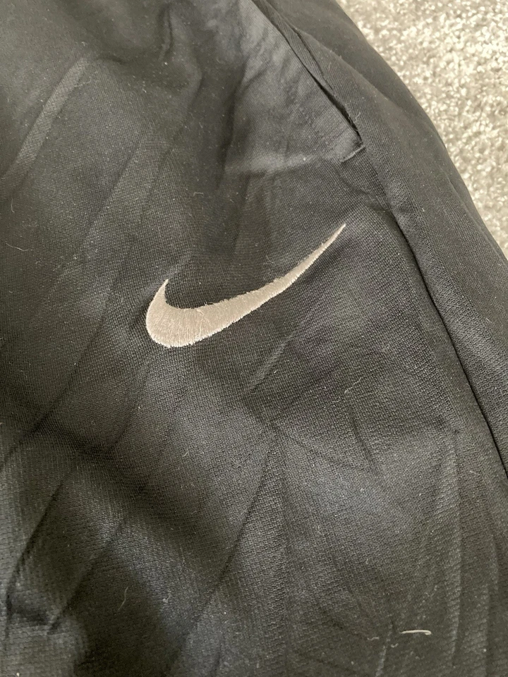 Nike Therma-Fit Trackpants Sports Size S Black Vintage Full Stitch Logo - Bild 3 von 4