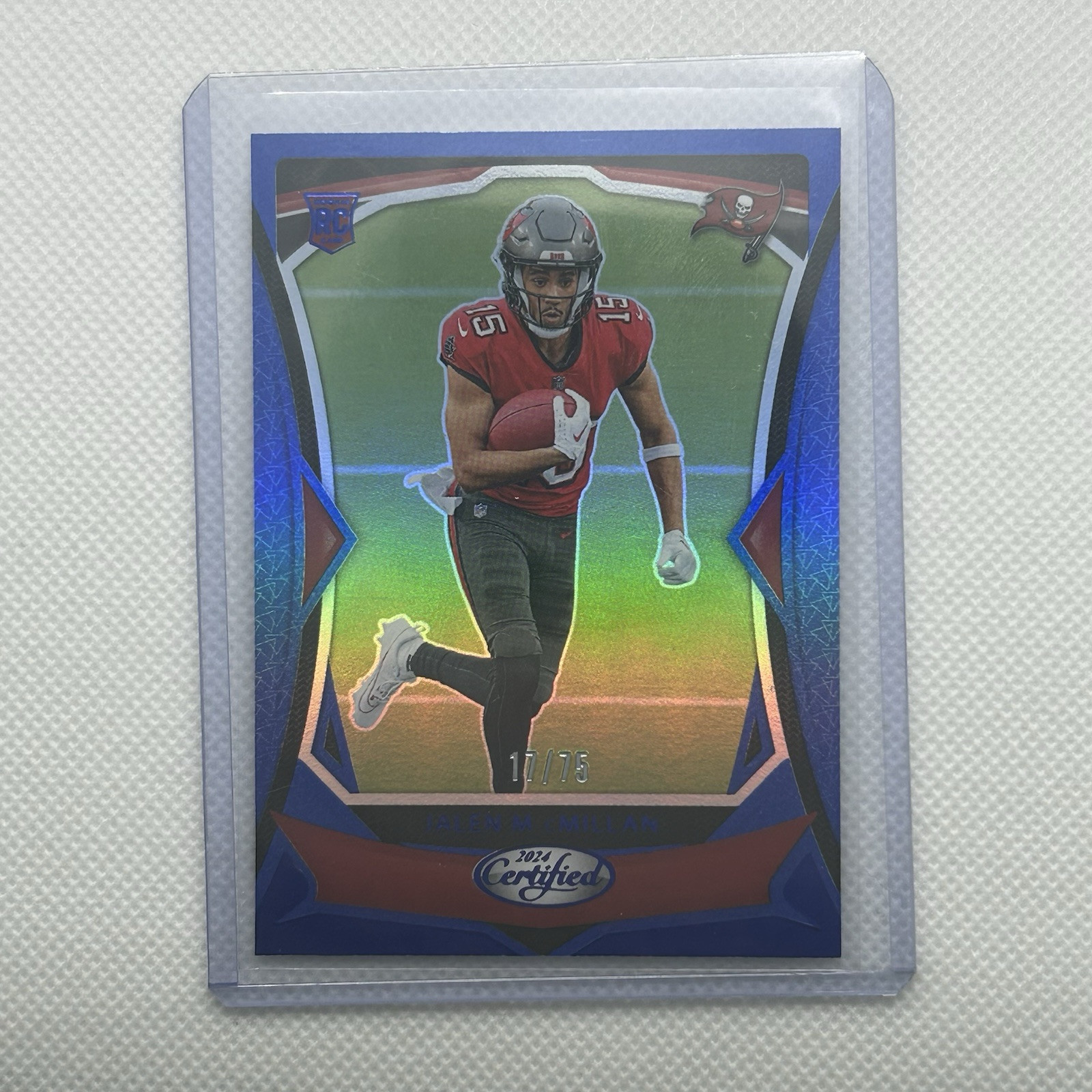 2024 Panini Certified - Rookies Blue Mirror #167 Jalen McMillan /75 (RC)