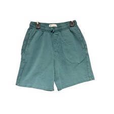 ZARA Kids Teal Blue Cotton Elastic Waist Drawstring Shorts Size 13-14 CM 164