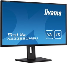 iiyama ProLite XB3288UHSU-B5 31.5 Zoll UHD 4K Business Monitor Schwarz LED