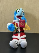 Vintage Gonzo Plush 15  Muppets The Great Gonzo in Santa Suit The Muppet Show