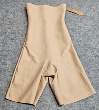 SKIMS body high waisted mid thigh short shapewear clay/beige women XS NWT