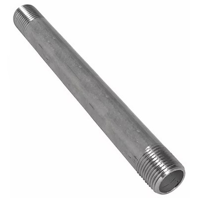 2'' Mnpt X 18'' Tbe 316 Stainless Steel Pipe Sch 40, T6bni17