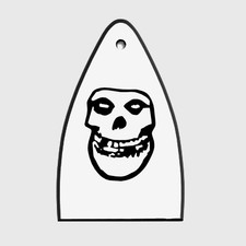 GUITAR TRUSS ROD COVER Engraved Etch Fit Paul Reed Smith PRS USA - MISFITS Skull