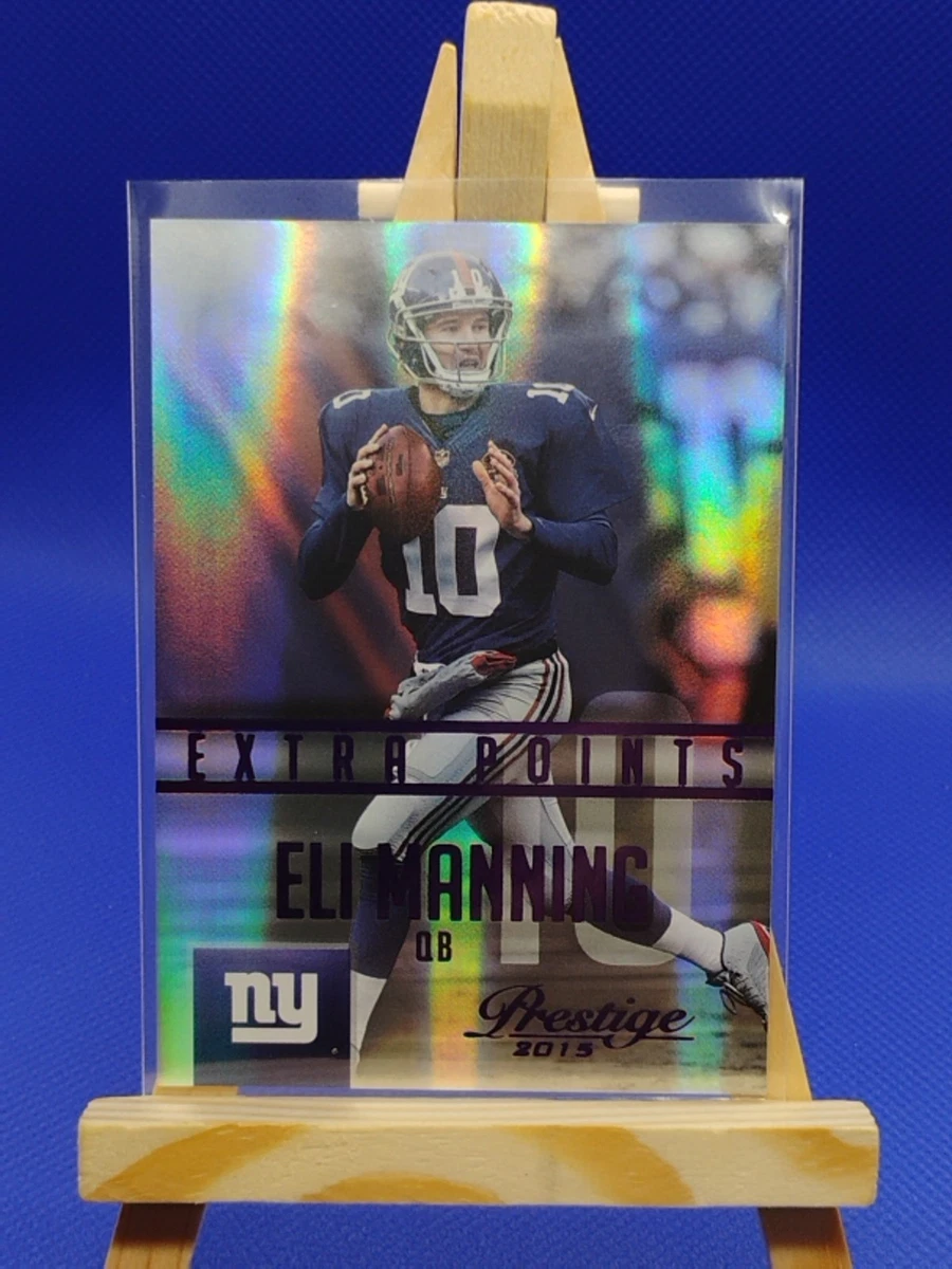 CARTE DE LA COUR 2020 Eli Manning argent TD Masters Panini Prizm