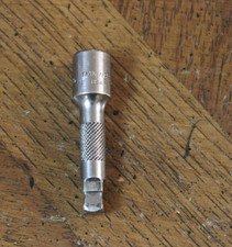 Snap-on 14 Drive 2 Knurled Chrome Friction Ball Wobble Plus Extension Tmxwp2
