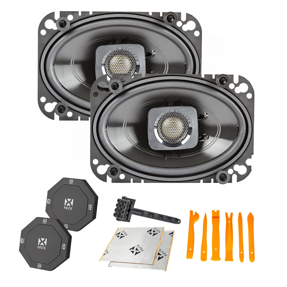 Автомобильные и морские коаксиальные колонки Polk Audio DB462 100 Вт 4x6 с аксессуарами 2029000₽