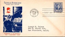 FDC 1940 SC #882 Fidelity Cachet - Peterborough NH - Single - J22689