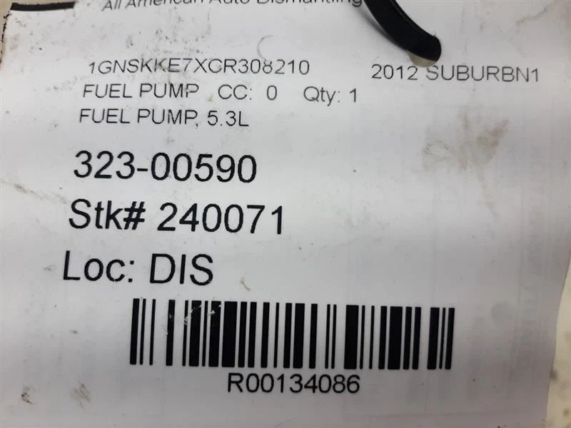 Топливный насос в сборе 09-14 Cadillac Escalade ESV 19299715 - Изображение 4 из 4