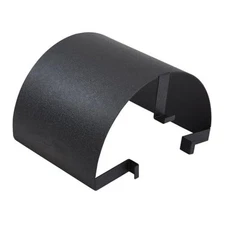  Universal Steel Air Filter Heat Shield Cover Burning Air Intake Filter Black