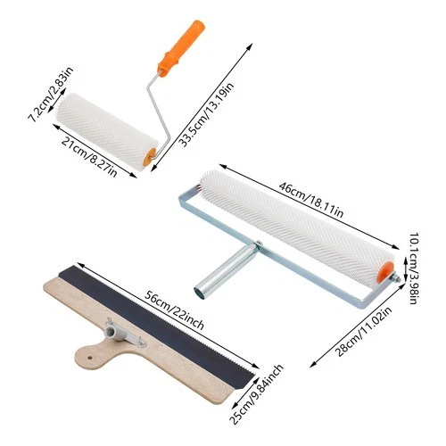 Cement Self-levelling Tool Kit Cement Floor Leveling Tools Self Leveling Concret - Image 2 of 4