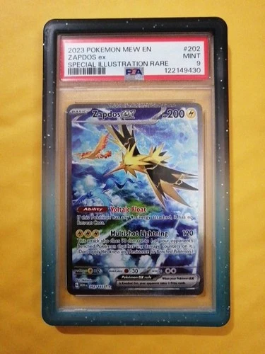 2023 Pokemon MEW EN 151 Zapdos EX Special Illustration Rare #202 PSA 9 MINT