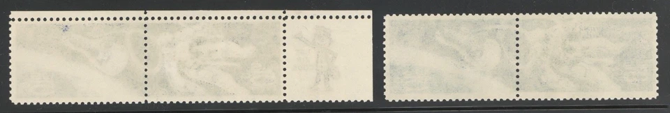 US EFO SC#1331-1332 5¢ SPACE WALKING PAIR MISSING RED PATCH MNH OG - Image 3 of 3