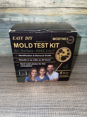 MOSYNEX Easy DIY Mold Test Kit - Surface & HVAC 3-in-1, 48-Hour Results