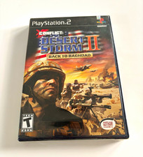 Conflict: Desert Storm II Back to Baghdad PS2 FACTORY SEALED Black Label