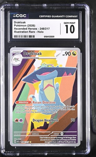 Drakloak graded CGC 10 for sale on eBay