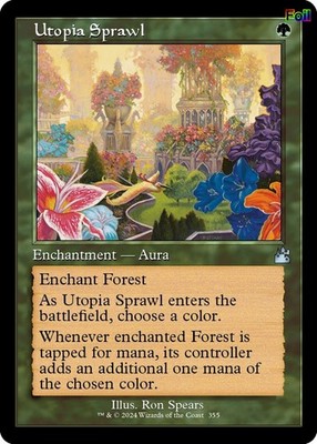 Foil Utopia Sprawl (Retro Frame) - 355 - LP - Ravnica Remastered